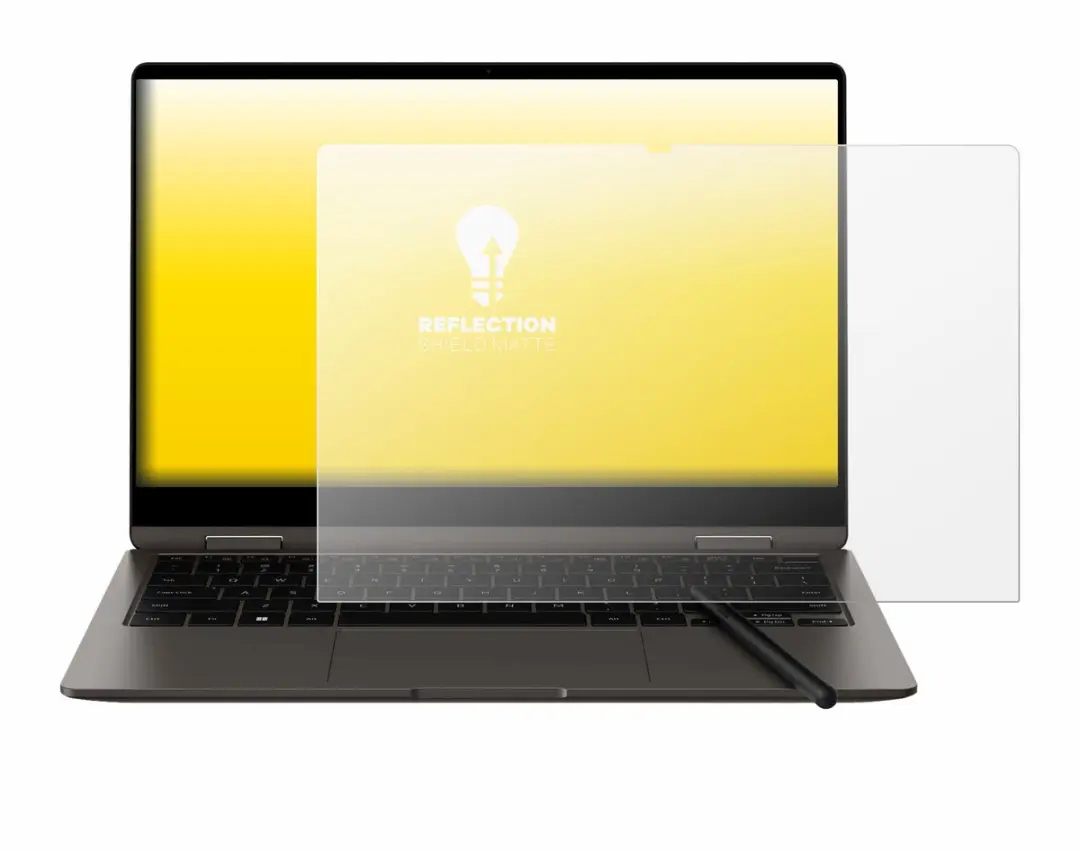 upscreen Reflection Shield Matte Screenprotector 13" - Samsung Galaxy Book3 360 - afbeelding 5 van 6