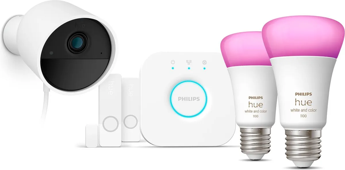 Philips Hue Secure Starterkit - Wit & Kleur - 8720169177703