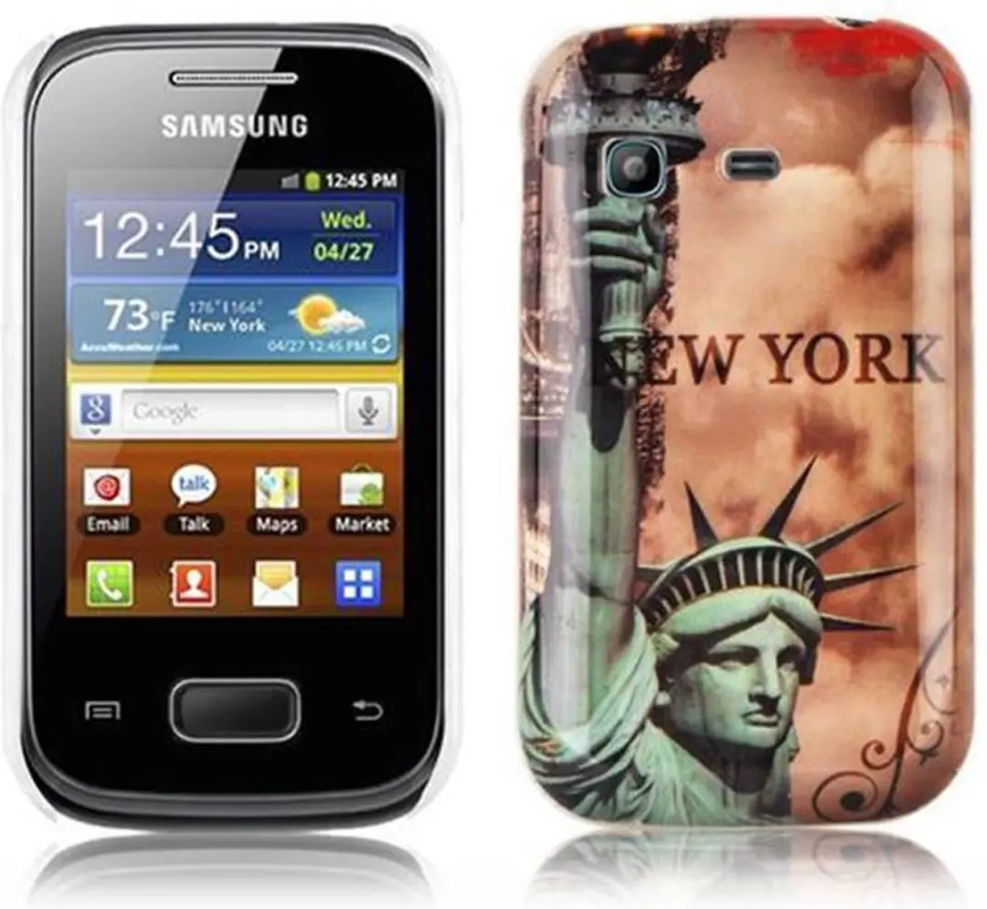 Cadorabo Hoesje geschikt voor Samsung Galaxy POCKET met NEW YORK