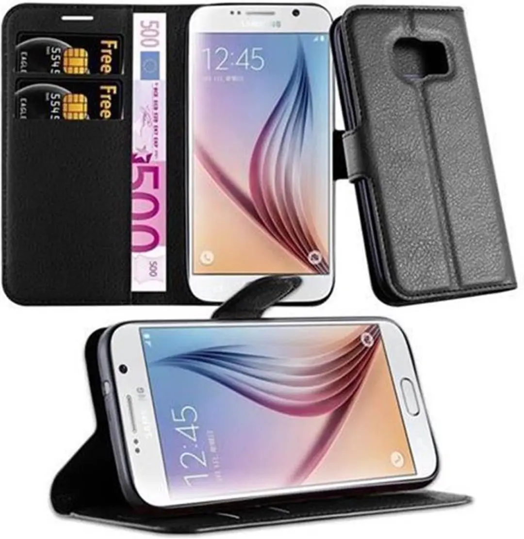 Cadorabo Hoesje geschikt voor Samsung Galaxy S7 in PHANTOM ZWART