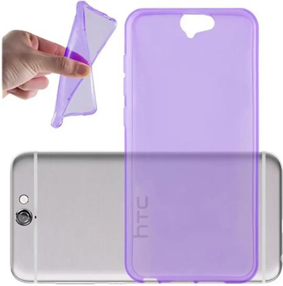 Cadorabo Hoesje geschikt voor HTC ONE A9 in TRANSPARANT PAARS