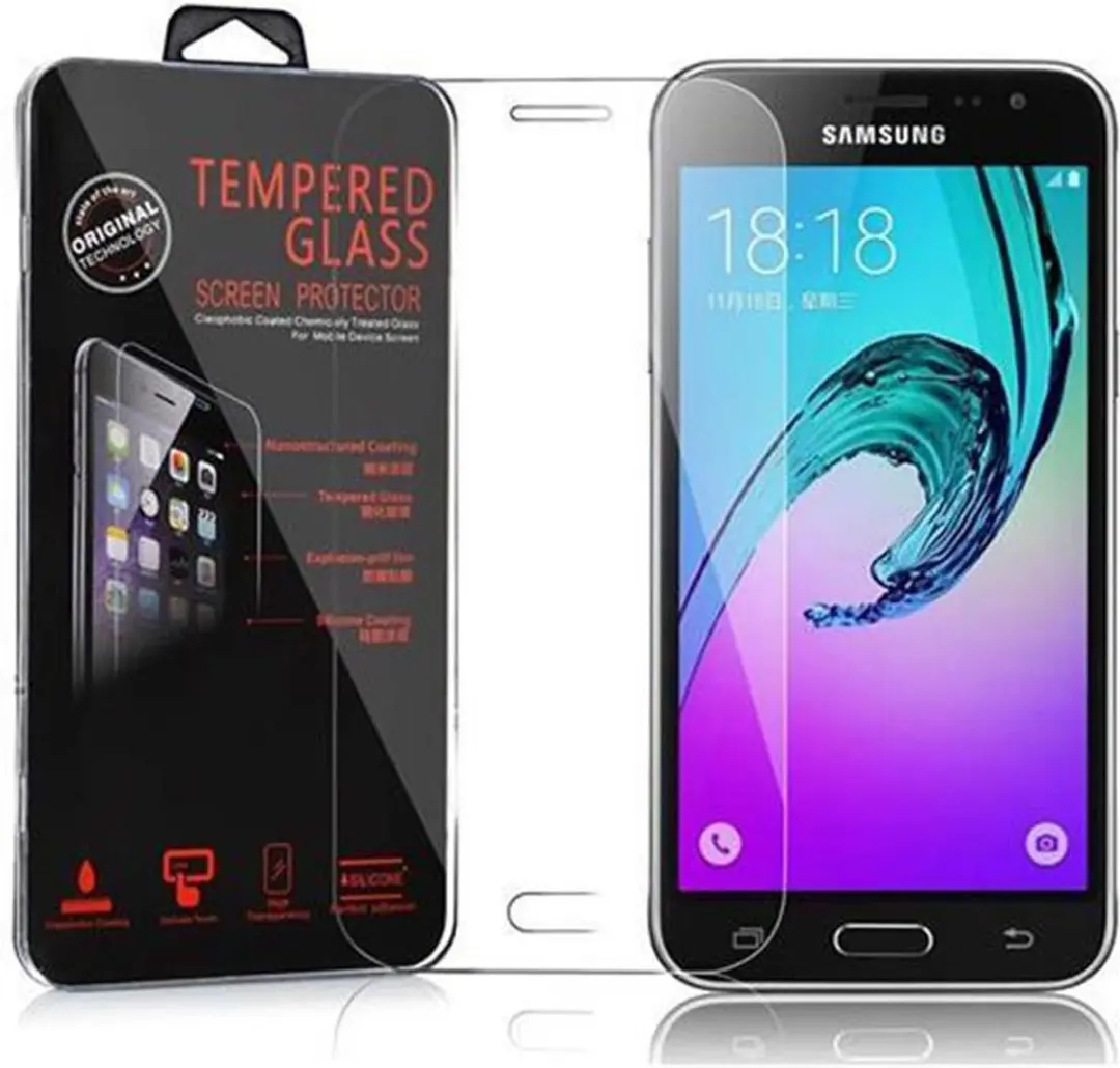 Cadorabo Screenprotector geschikt voor Samsung Galaxy J3 2015
