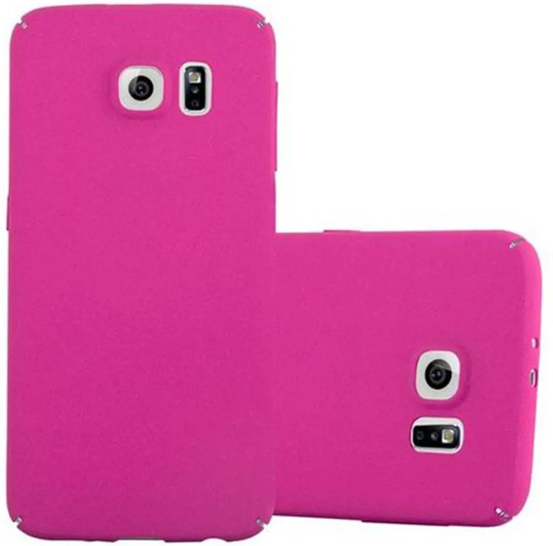 Cadorabo Hoesje geschikt voor Samsung Galaxy S6 in FROSTY ROZE