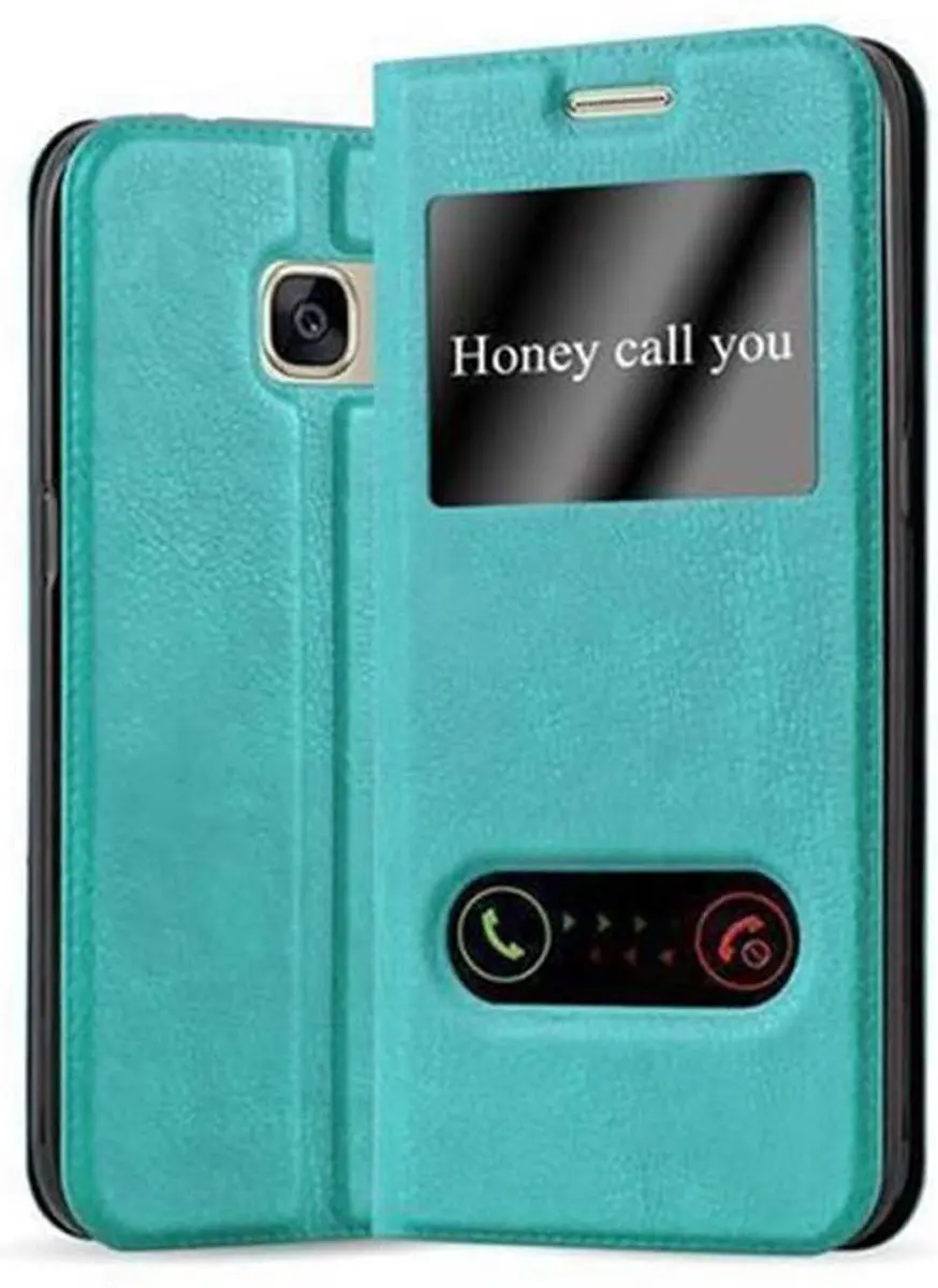 Cadorabo Hoesje geschikt voor Samsung Galaxy S7 in MUNT TURKOOIS