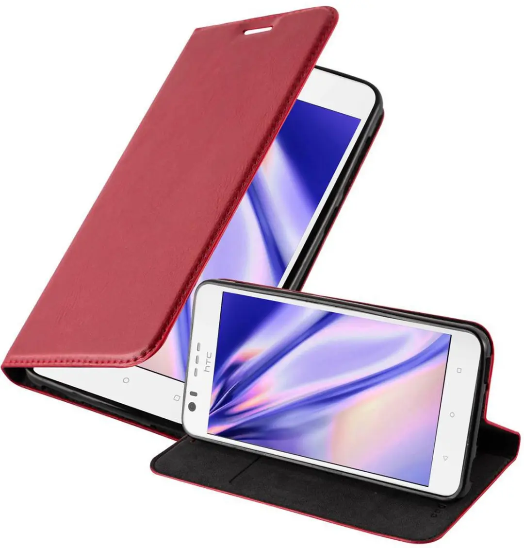 Cadorabo Hoesje geschikt voor HTC Desire 10 LIFESTYLE / Desire 825 in APPEL ROOD