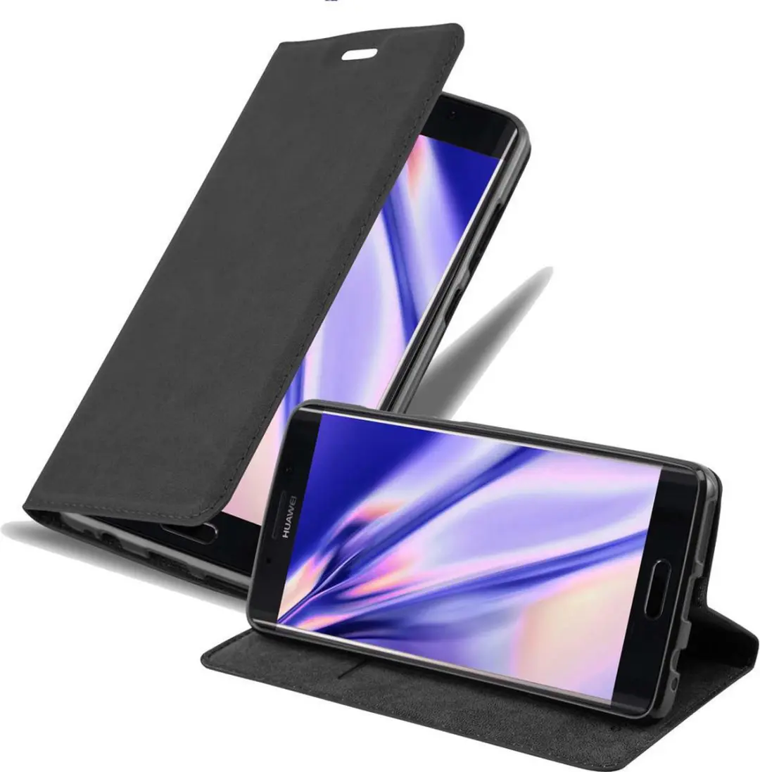 Cadorabo Hoesje geschikt voor Huawei MATE 9 PRO in ZWARTE NACHT