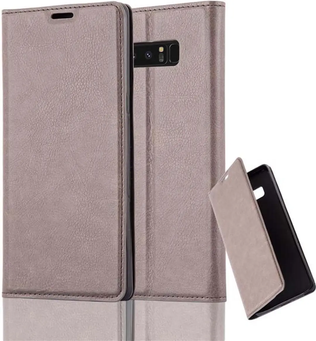 Cadorabo Hoesje geschikt voor Samsung Galaxy NOTE 8 in KOFFIE BRUIN
