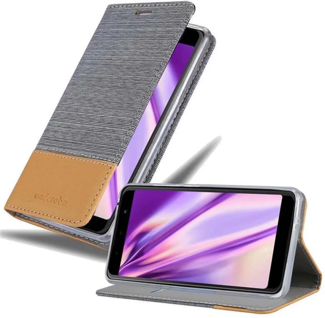 Cadorabo Hoesje geschikt voor WIKO VIEW MAX in LICHTGRIJS BRUIN