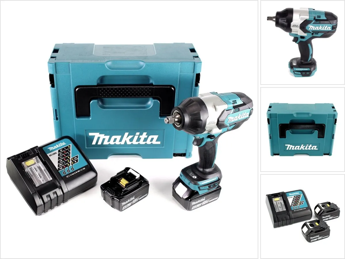 Makita DTW 1002 RMJ Slagmoersleutel 18V 1000Nm