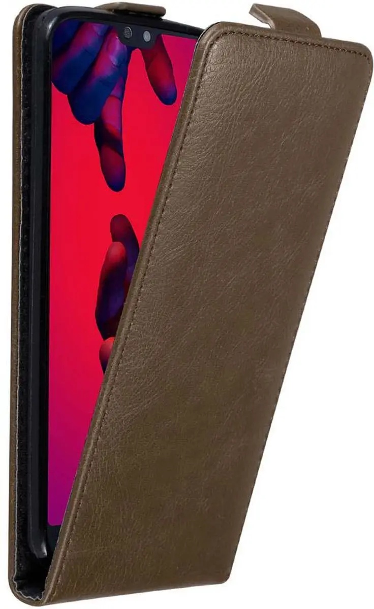 Cadorabo Hoesje geschikt voor Huawei P20 PRO / P20 PLUS in KOFFIE BRUIN
