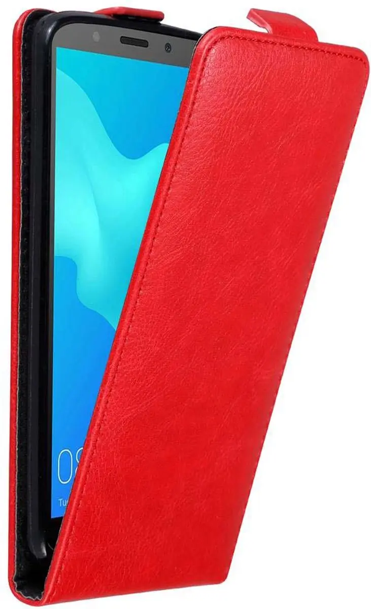 Cadorabo Hoesje geschikt voor Honor 7S / Huawei Y5 2018 in APPEL ROOD