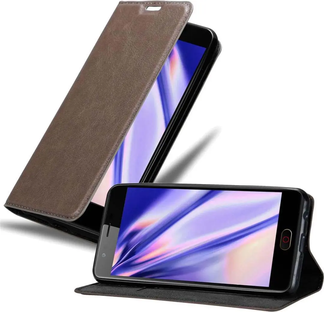 Cadorabo Hoesje geschikt voor ZTE Nubia M2 in KOFFIE BRUIN