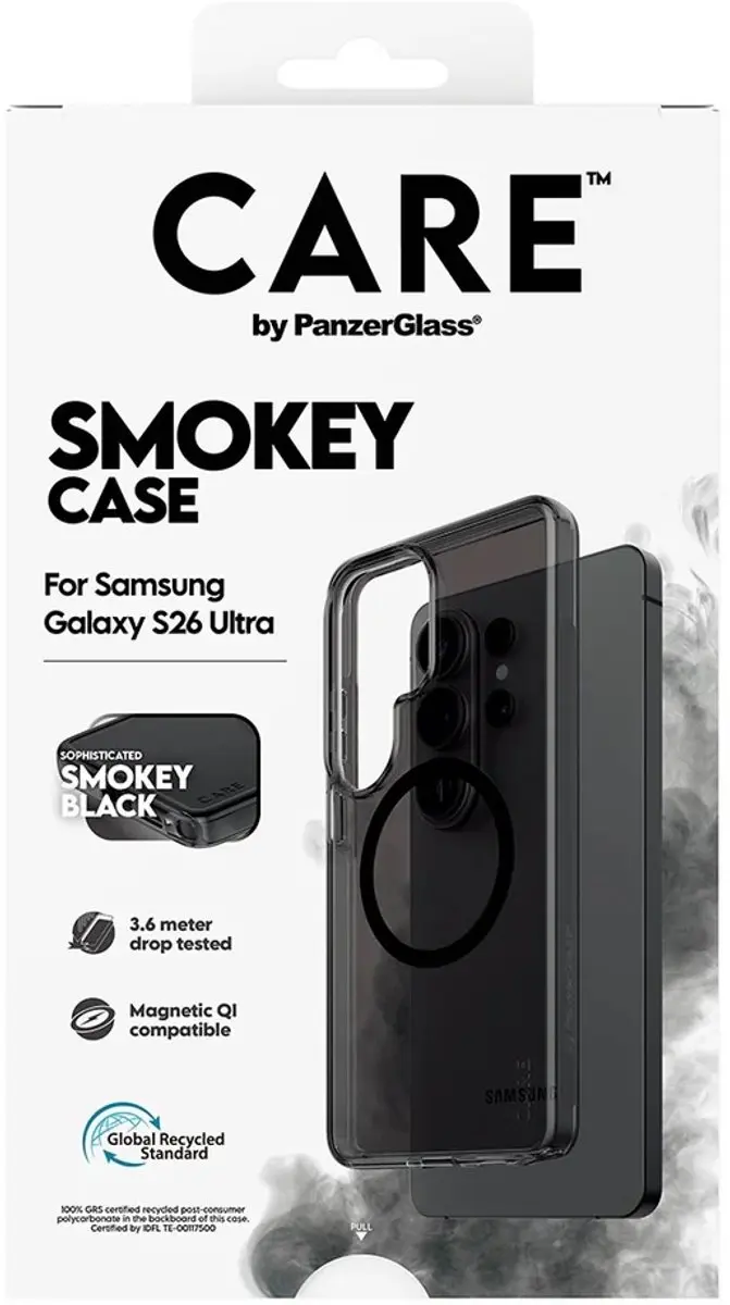CARE by PanzerGlass Urban Explorer Case Smokey w. - Zwart Qi Samsung Galaxy S26 Ultra - afbeelding 4 van 6