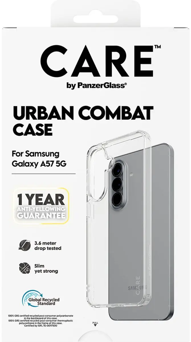CARE by PanzerGlass Urban Combat Case Samsung Galaxy A57 5G - Transparant - afbeelding 5 van 6