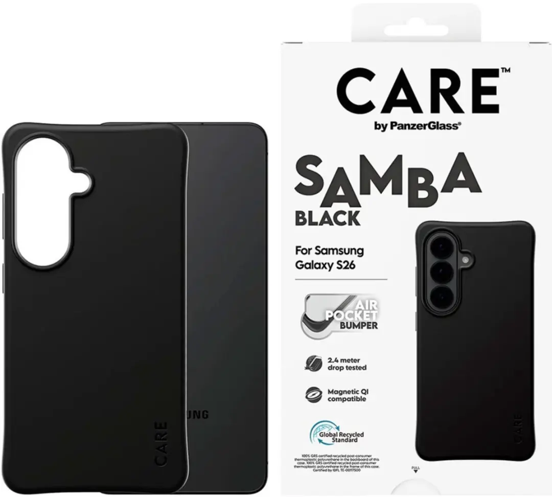 PanzerGlass Samba Case Hoesje Samsung Galaxy S26 - Zwart - afbeelding 6 van 6