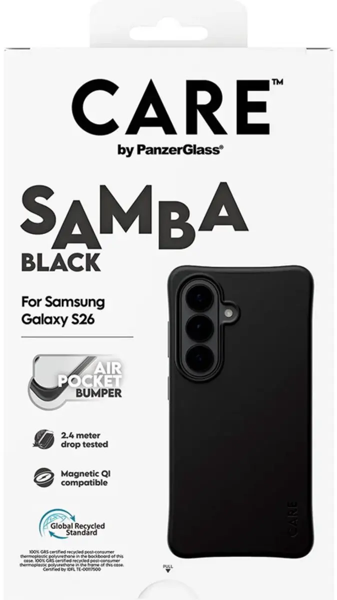 PanzerGlass Samba Case Hoesje Samsung Galaxy S26 - Zwart - afbeelding 5 van 6