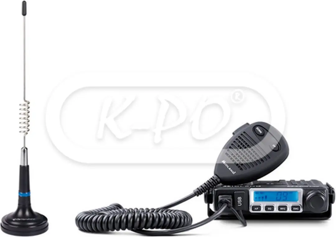 Midland M-Mini USB to Go C1262.05 CB-station - Zwart - afbeelding 2 van 6