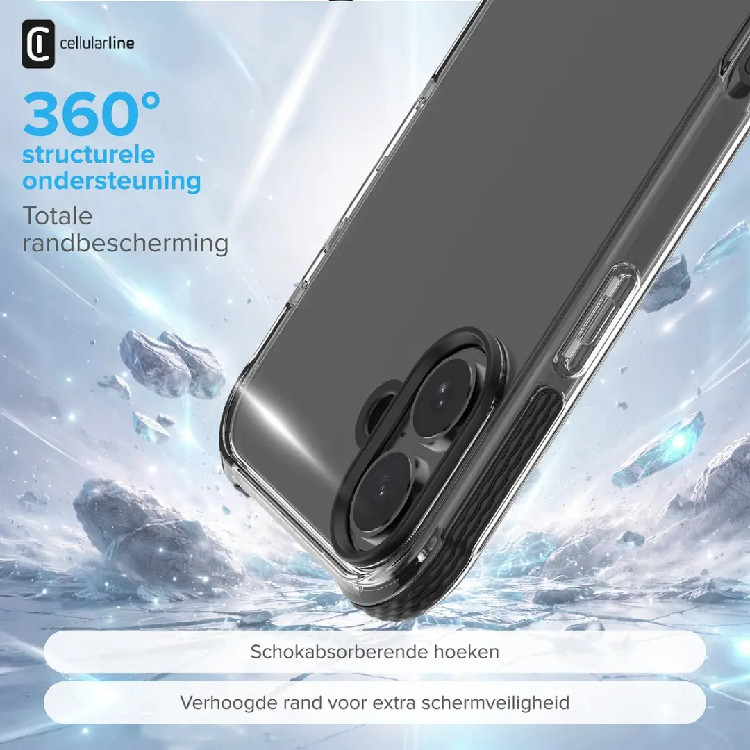Cellularline Hoesje iPhone 16 - TETRACIPH16T - afbeelding 5 van 6