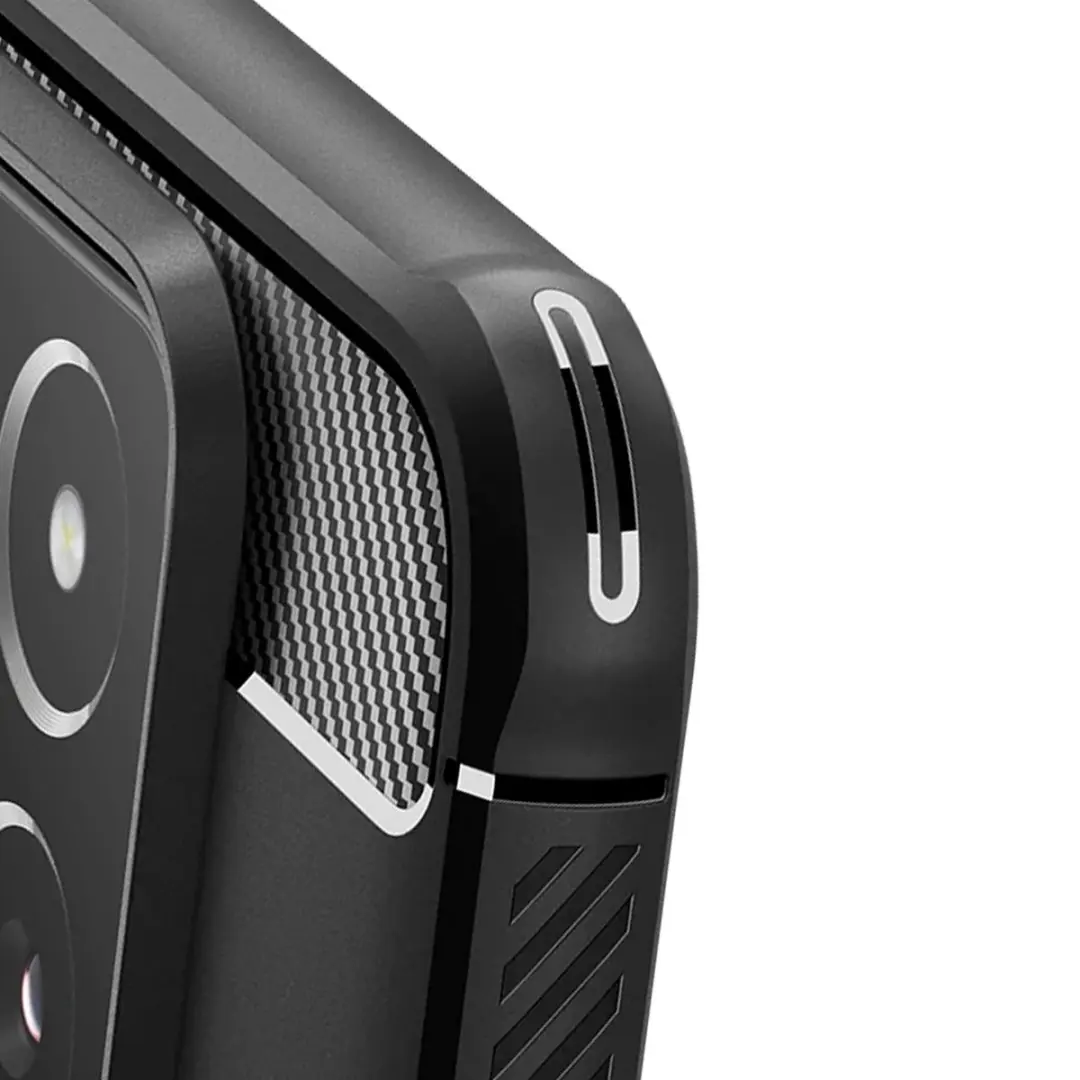 Spigen SGP, Hoes Geschikt voor Xiaomi 14 Siliconen Koolstofvezel Robuust Pantser