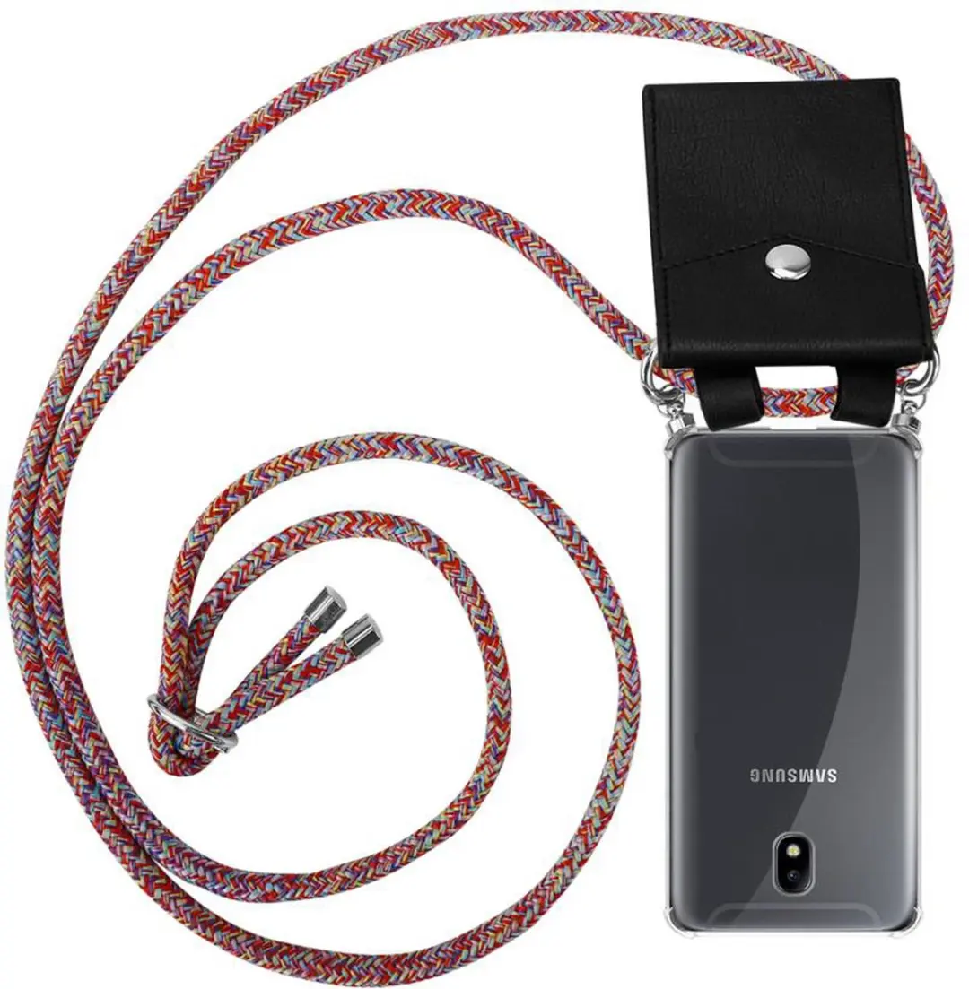 Cadorabo Hoesje geschikt voor Samsung Galaxy J7 2018 in KLEURRIJKE PAPEGAAI