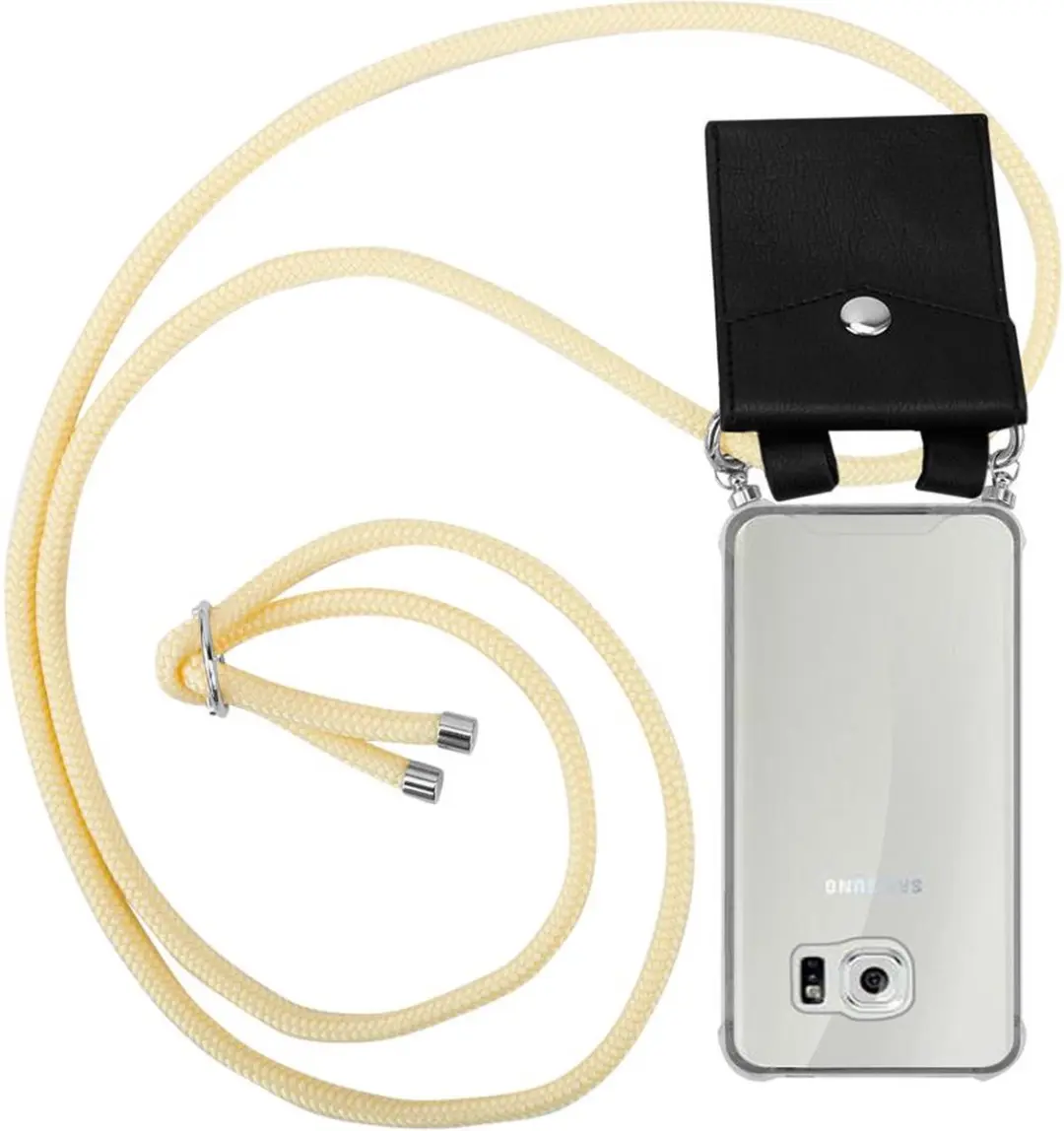 Cadorabo Hoesje geschikt voor Samsung Galaxy S6 in ROOM BEIGE
