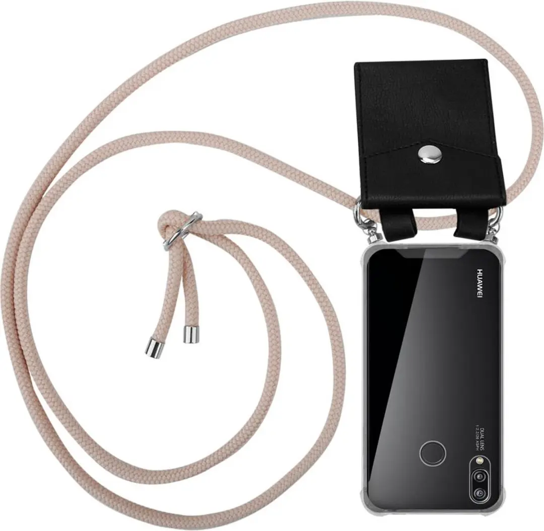 Cadorabo Hoesje geschikt voor Huawei P20 LITE 2018 / NOVA 3E in PEARLY ROSE GOUD