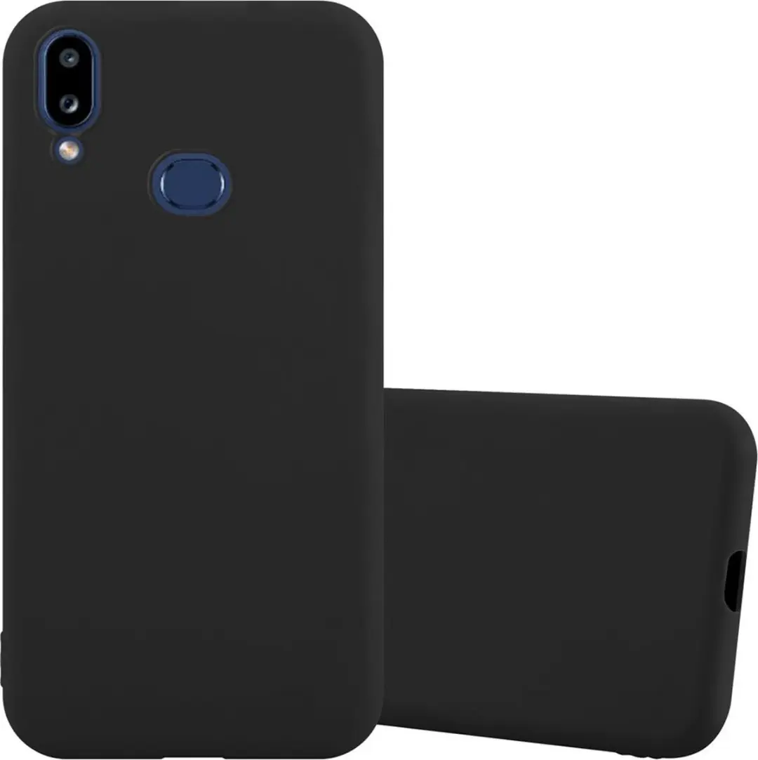 Cadorabo Hoesje geschikt voor Samsung Galaxy A10s / M01s in CANDY ZWART