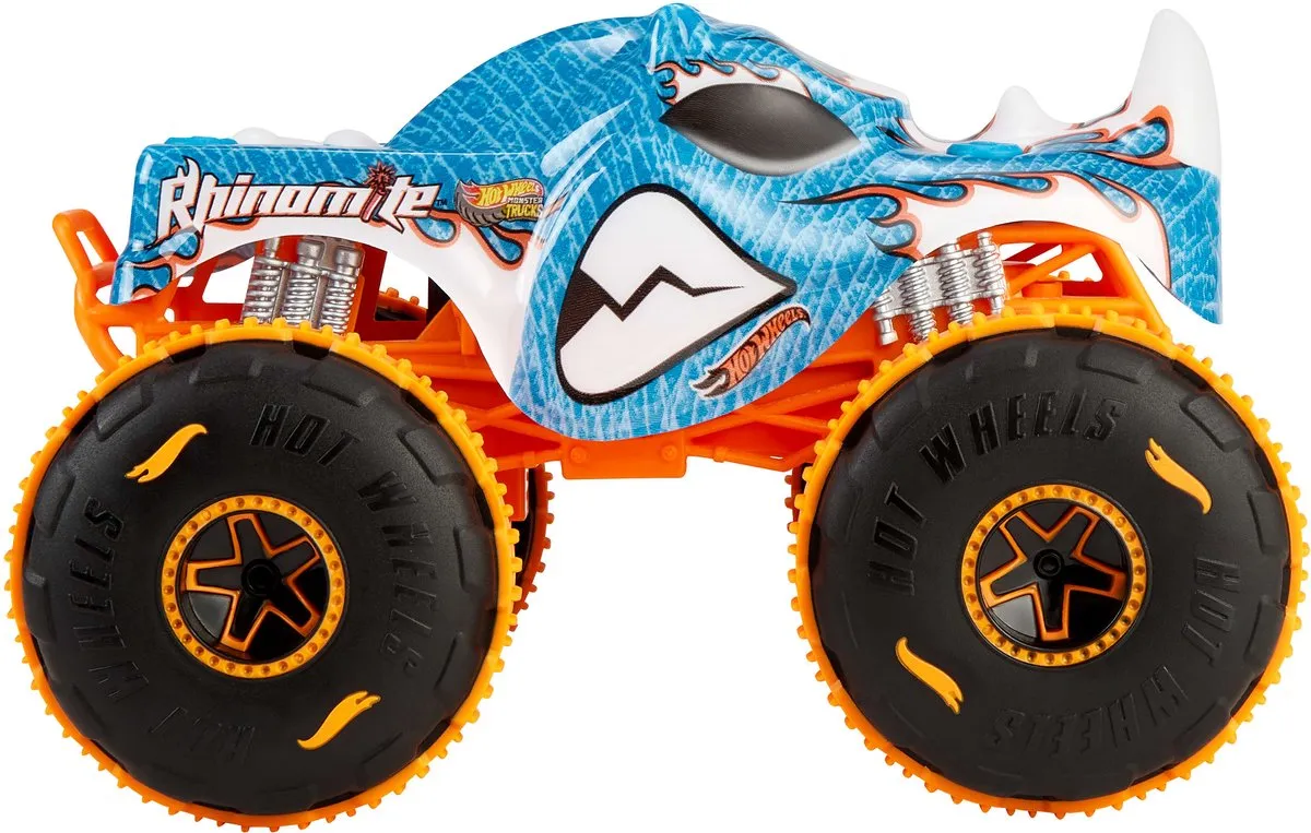 Hot Wheels Monster Trucks Rhinotime RC JBK11 - Schaal 1:24 - Rhinomite - afbeelding 6 van 6