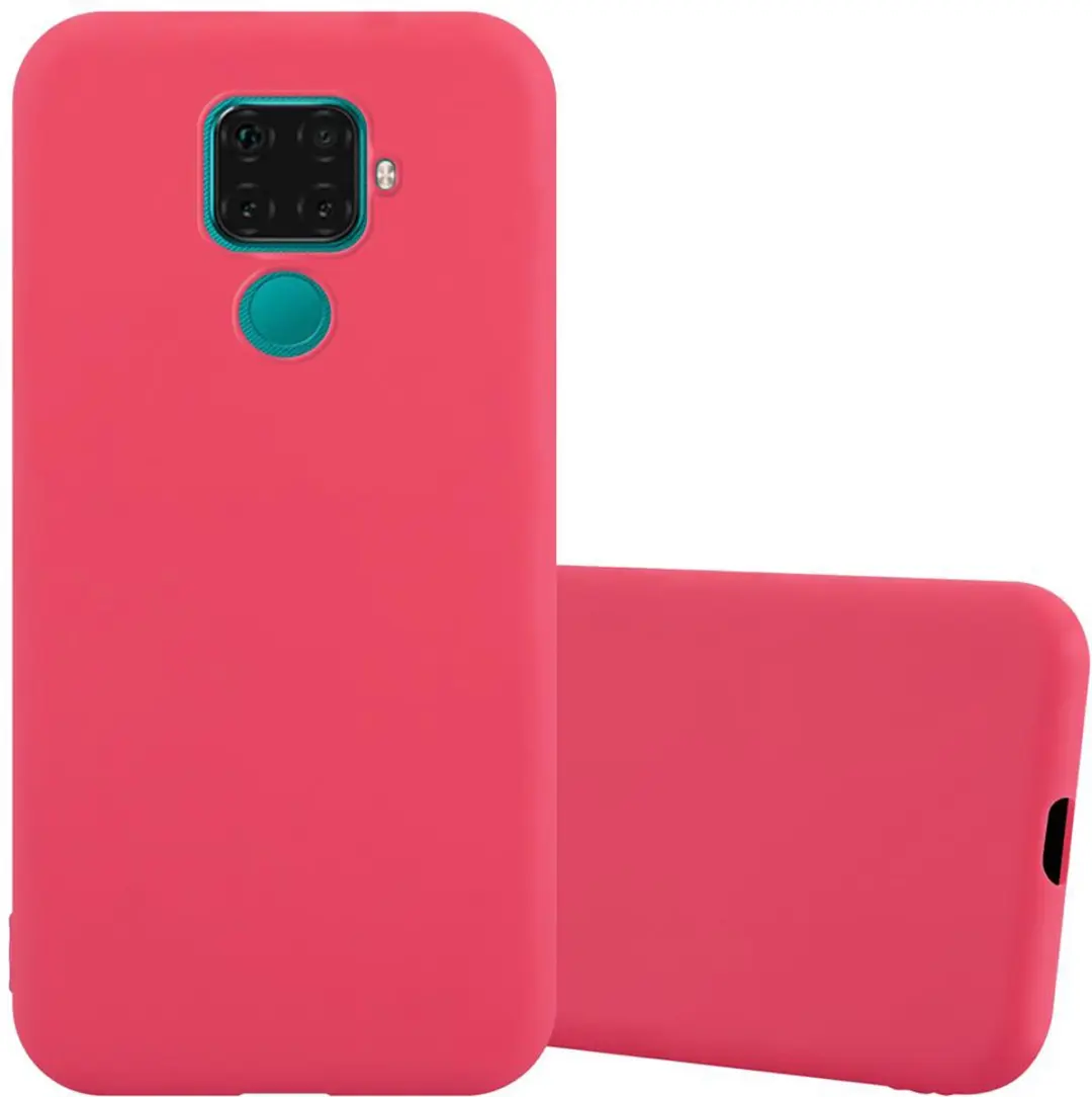 Cadorabo Hoesje geschikt voor Huawei MATE 30 LITE in CANDY ROOD