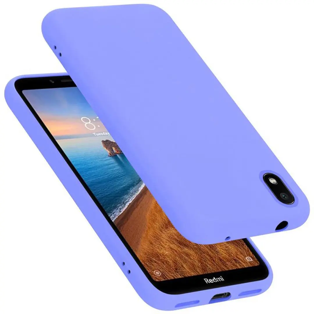 Cadorabo Hoesje geschikt voor Xiaomi RedMi 7A in LIQUID LICHT PAARS