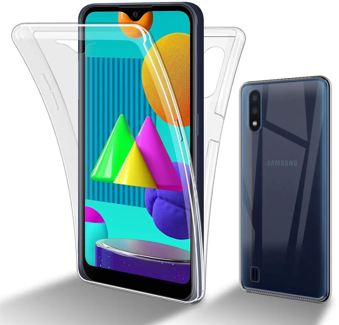 Cadorabo Hoesje geschikt voor Samsung Galaxy M01 in TRANSPARANT