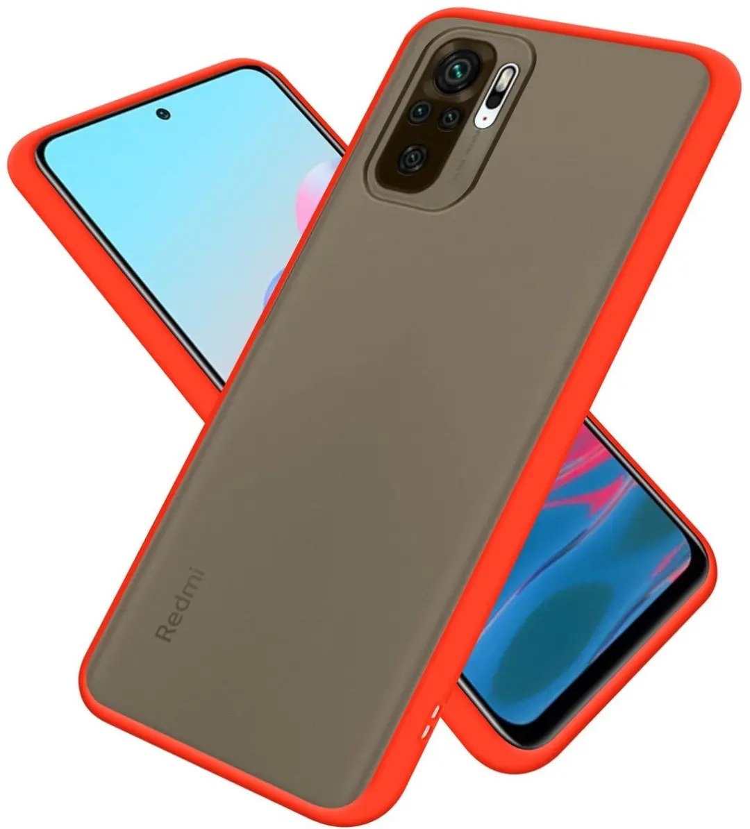 Cadorabo Hoesje geschikt voor Xiaomi RedMi NOTE 10 4G / RedMi NOTE 10S in Mat Ro