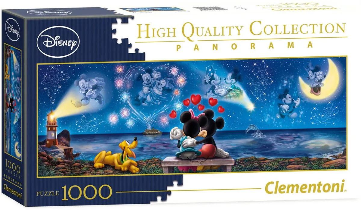 Clementoni Mickey & Minnie 1000 Stuks Puzzel - Multi kleur