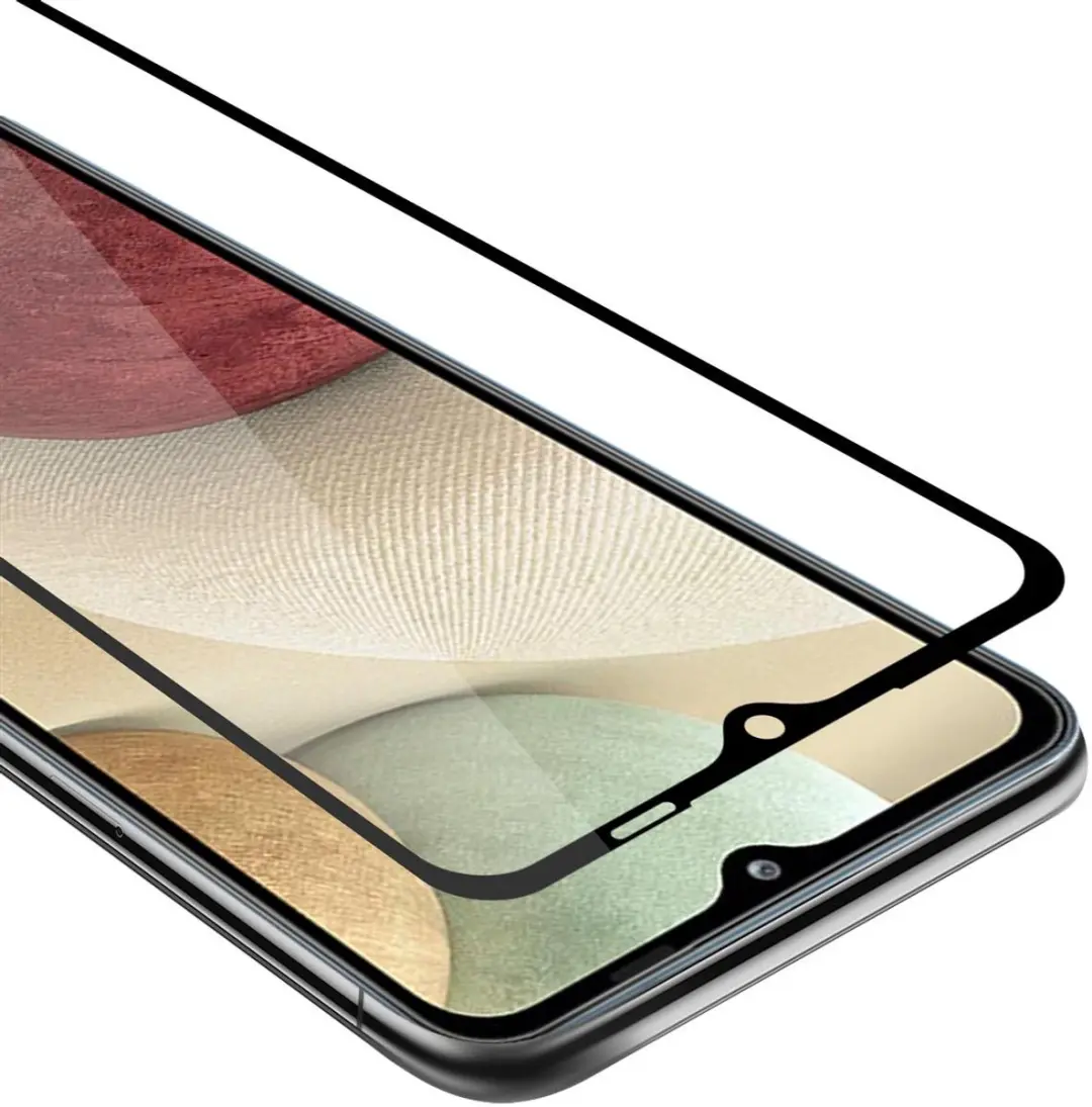 Cadorabo Screenprotector geschikt voor Samsung Galaxy A12 / M12 Volledig scherm