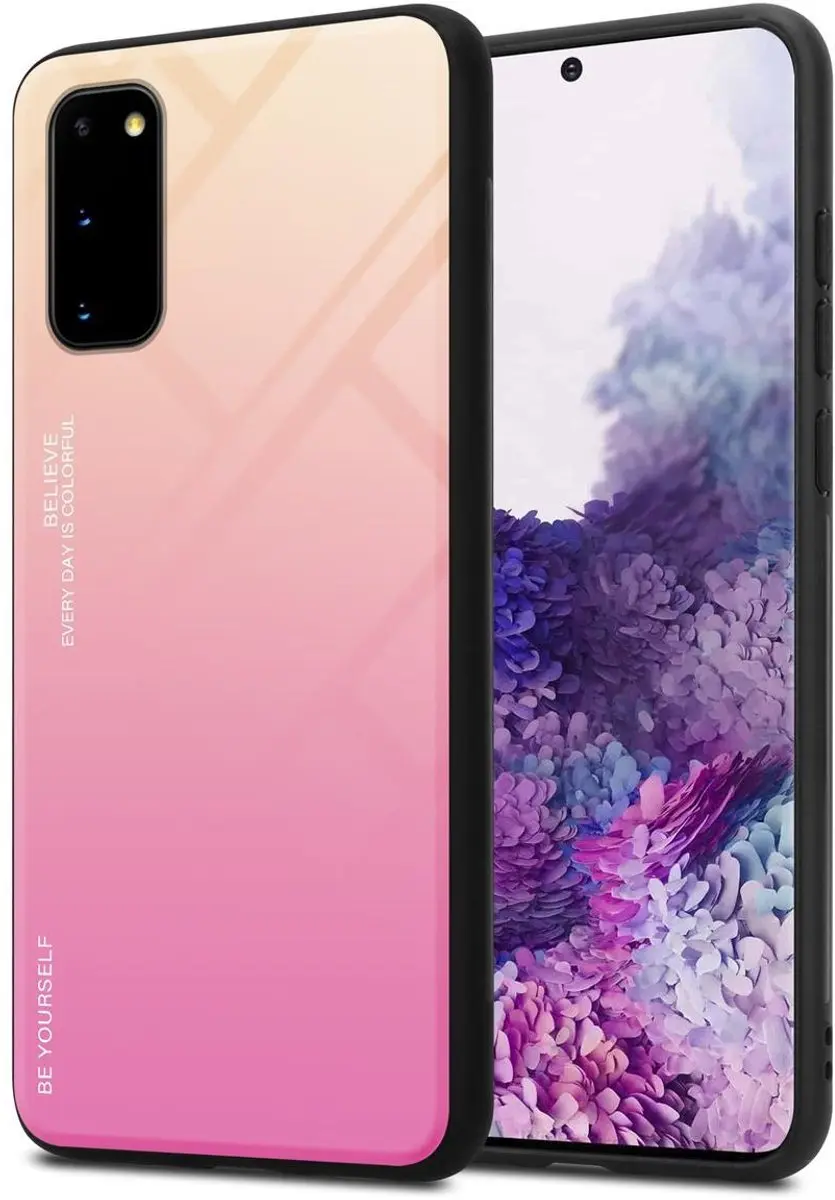 Cadorabo Hoesje geschikt voor Samsung Galaxy S20 in GEEL