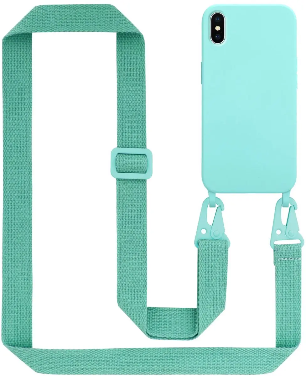 Cadorabo Mobiele telefoon ketting geschikt voor Apple iPhone X / XS in LIQUID TU