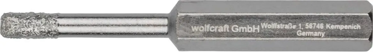 Wolfcraft Tegelboor 5mm - Metaal - Diamant - Zeskantschacht