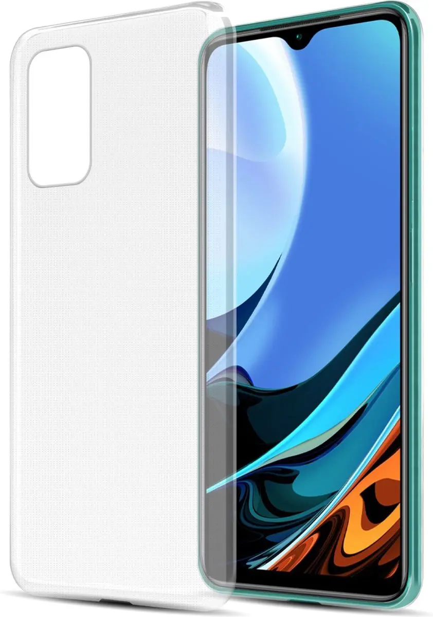 Cadorabo Hoesje geschikt voor Xiaomi RedMi 9T / POCO M3 in VOLLEDIG TRANSPARANT