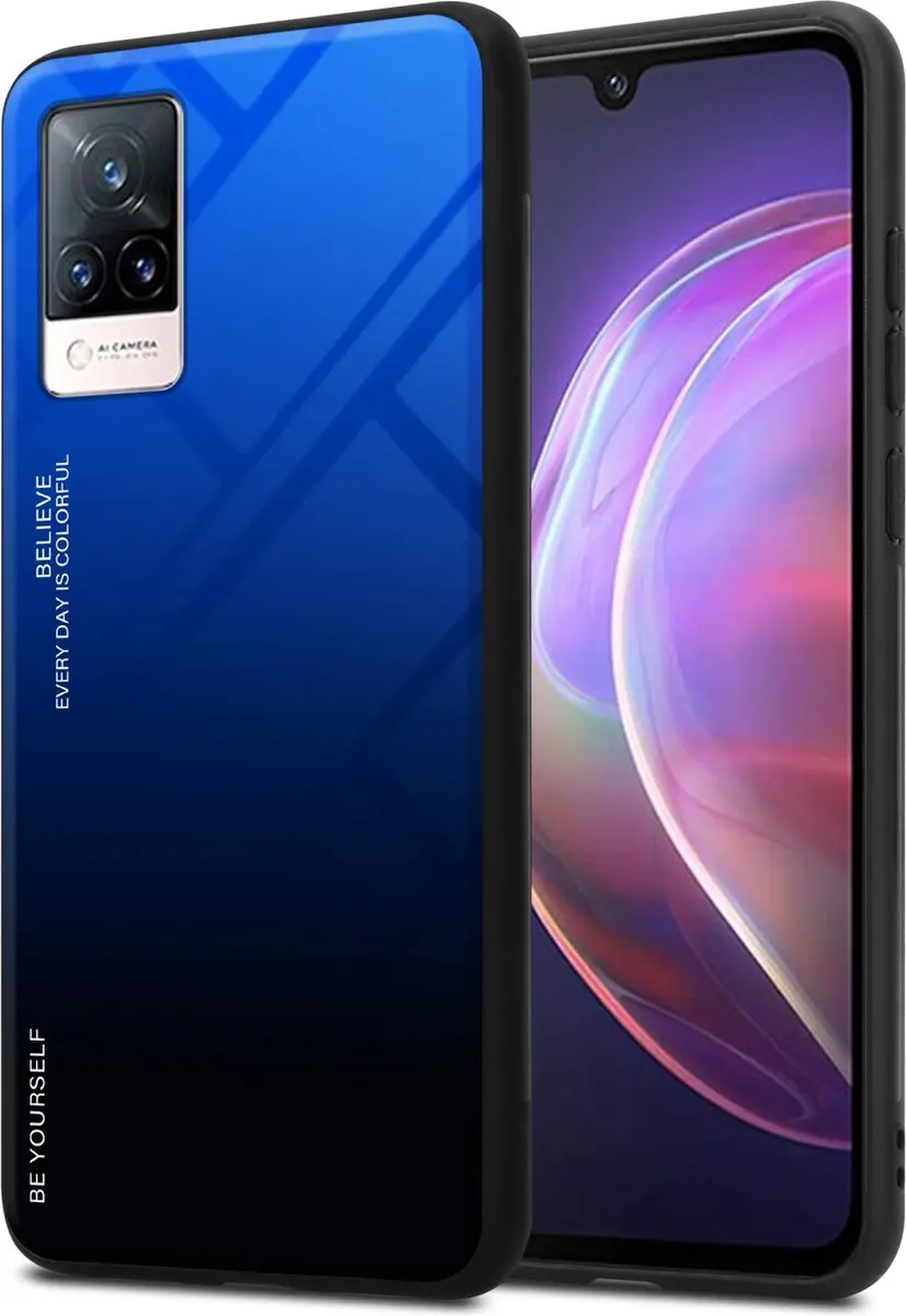 Cadorabo Hoesje geschikt voor Vivo V21 4G / 5G in BLAUW