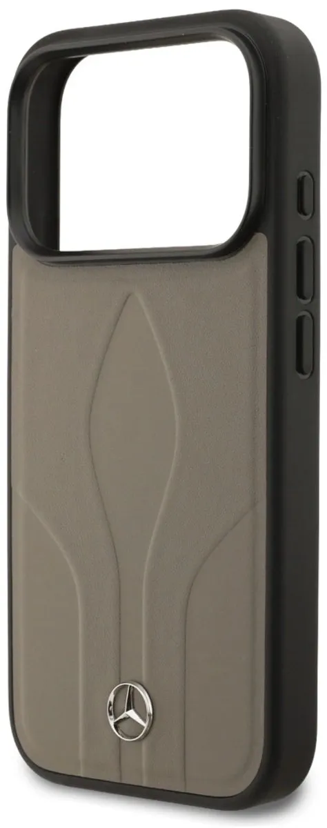 Mercedes The Move MagSafe Lederen Hoesje - iPhone 17 Pro - Zwart