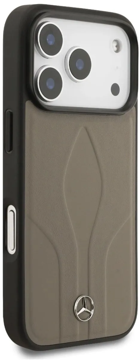Mercedes The Move MagSafe Lederen Hoesje - iPhone 17 Pro - Zwart - afbeelding 6 van 6