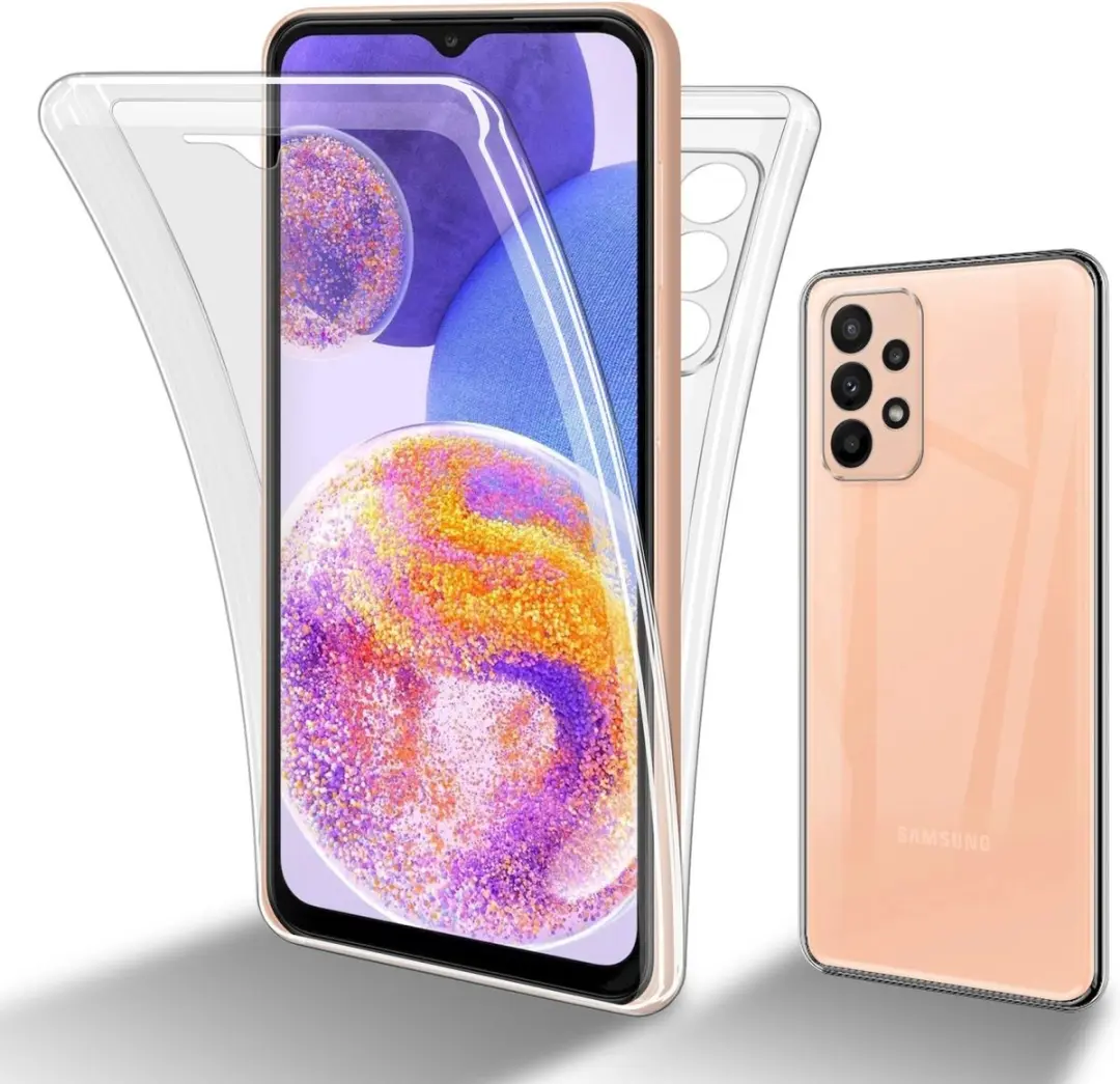 Cadorabo Hoesje geschikt voor Samsung Galaxy A23 4G in TRANSPARANT