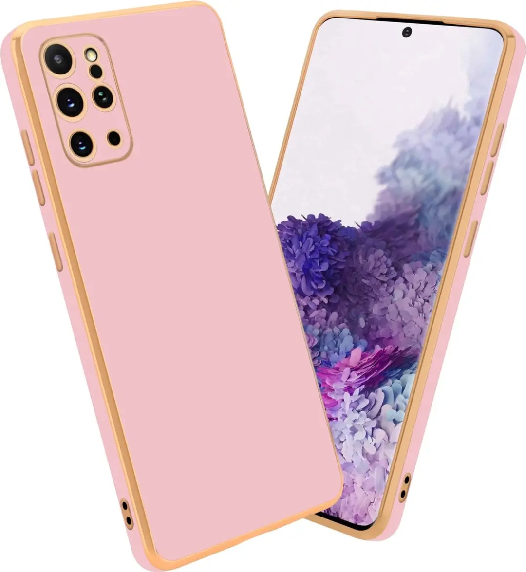 Cadorabo Hoesje geschikt voor Samsung Galaxy S20 PLUS in Glossy Roze