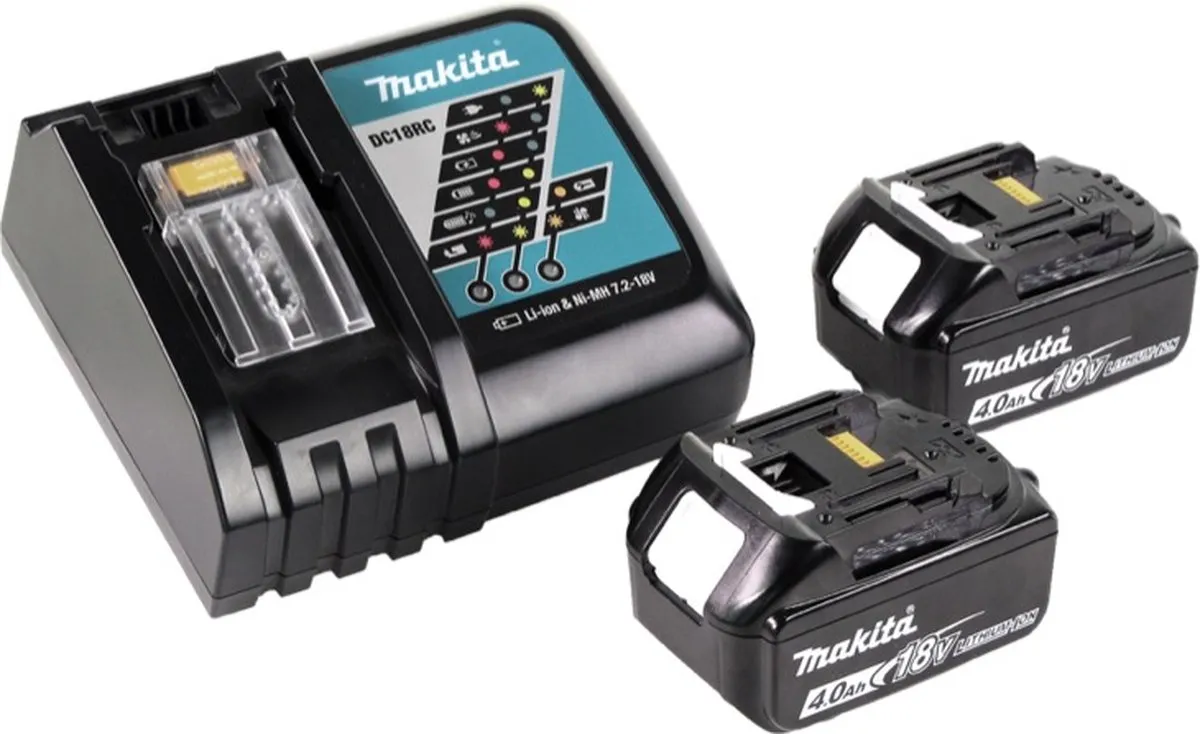 Makita DTW 300 RMJ Slagmoersleutel 18V 330Nm - 2x 4,0Ah + Oplader