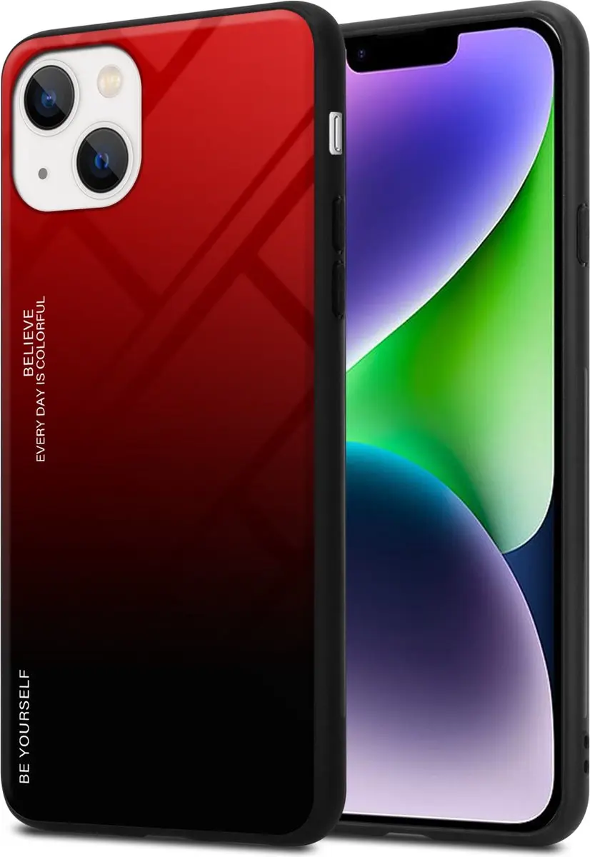 Cadorabo Hoesje geschikt voor Apple iPhone 14 in ROOD