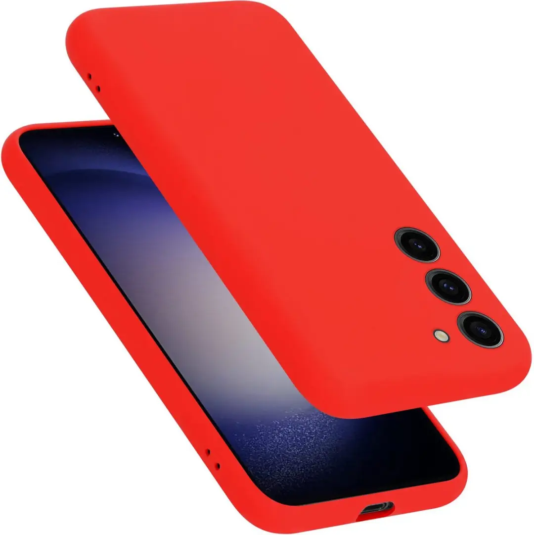 Cadorabo Hoesje geschikt voor Samsung Galaxy S23 in LIQUID ROOD