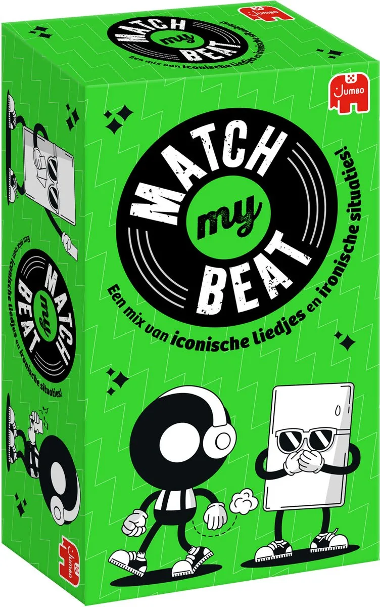 Jumbo Match My Beat Original Partyspel - 400 Kaarten