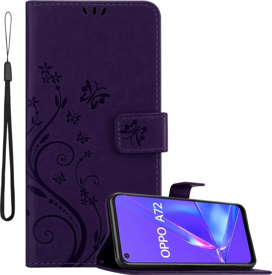 Cadorabo Hoesje geschikt voor Oppo A72 in Paars