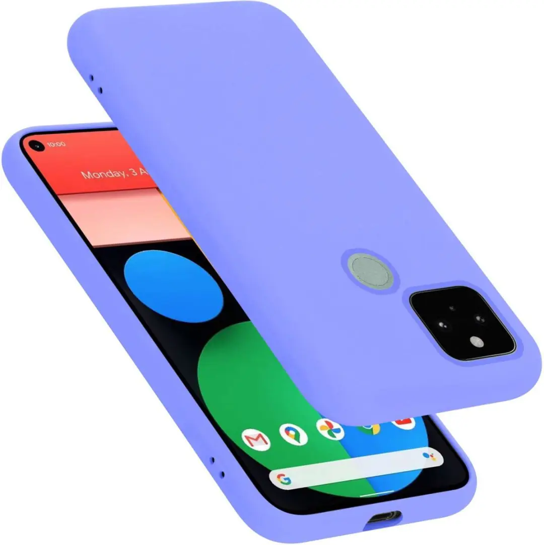 Cadorabo Hoesje geschikt voor Google PIXEL 5 in LIQUID LICHT PAARS