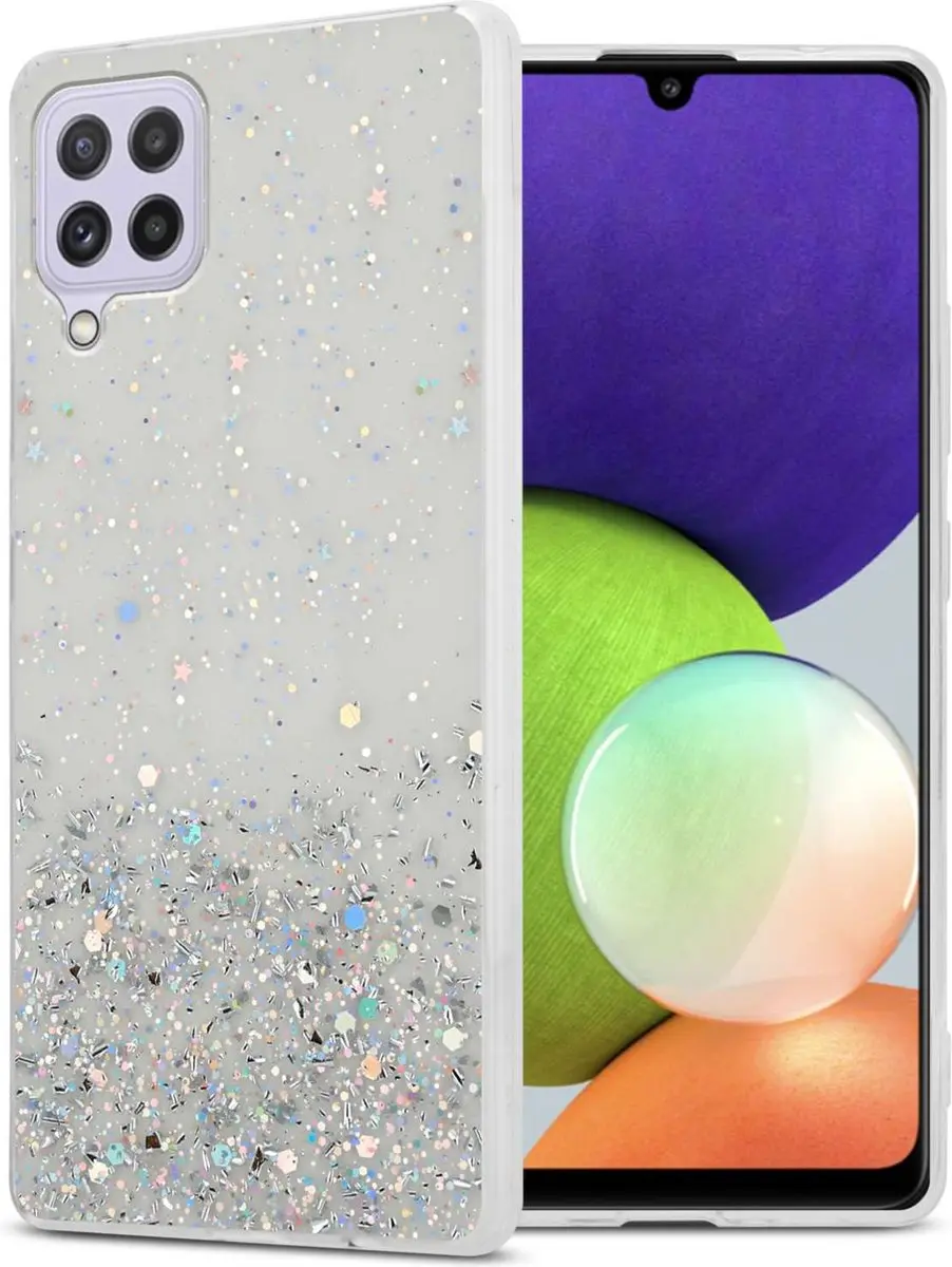 Cadorabo Hoesje geschikt voor Samsung Galaxy A22 4G / M22 / M32 4G in Transparan